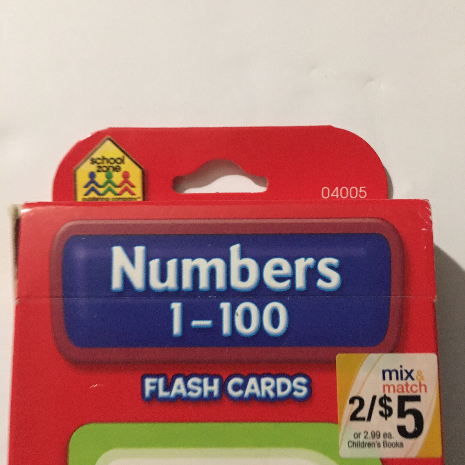 School Zone Number And Sight Words Flashcard Packs SEE DESCRIPTION