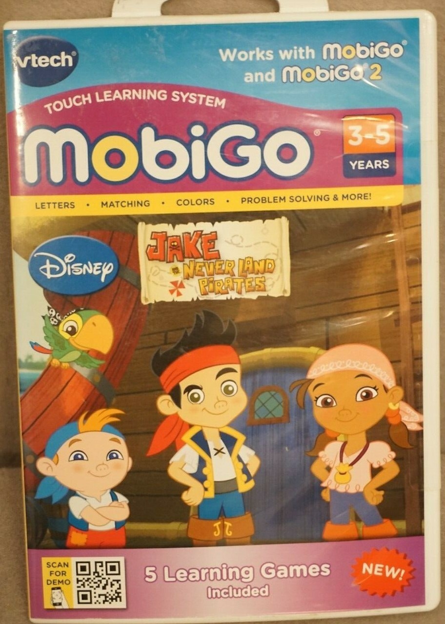 Vtech MobiGo programs: Umizoomi, Dora Twins Day, Jake Neverland Pirates or Spong