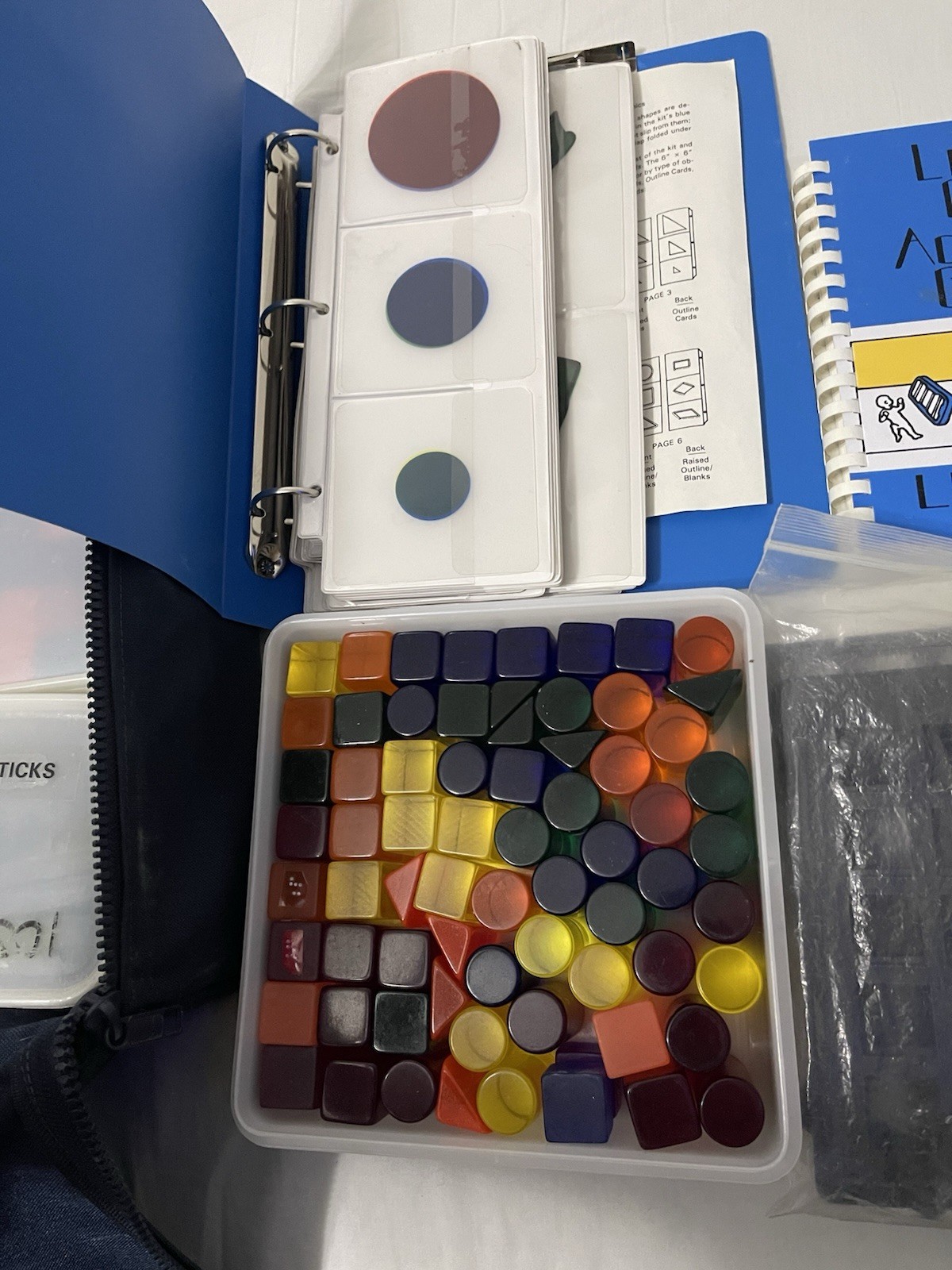 APH Light Box Materials Level 2 Kit – 400+ Items, Worksheets, Guidebook, Bag