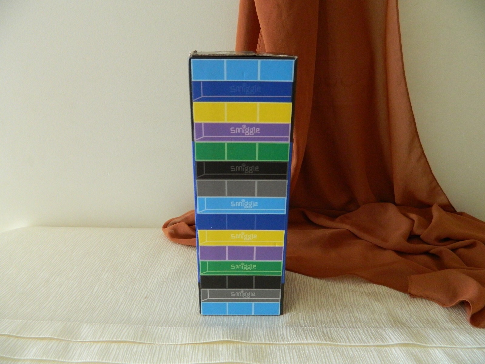 New Smiggle STACK’EM Stacking Bricks Game Gift For Age 6+ Plastic Original Box