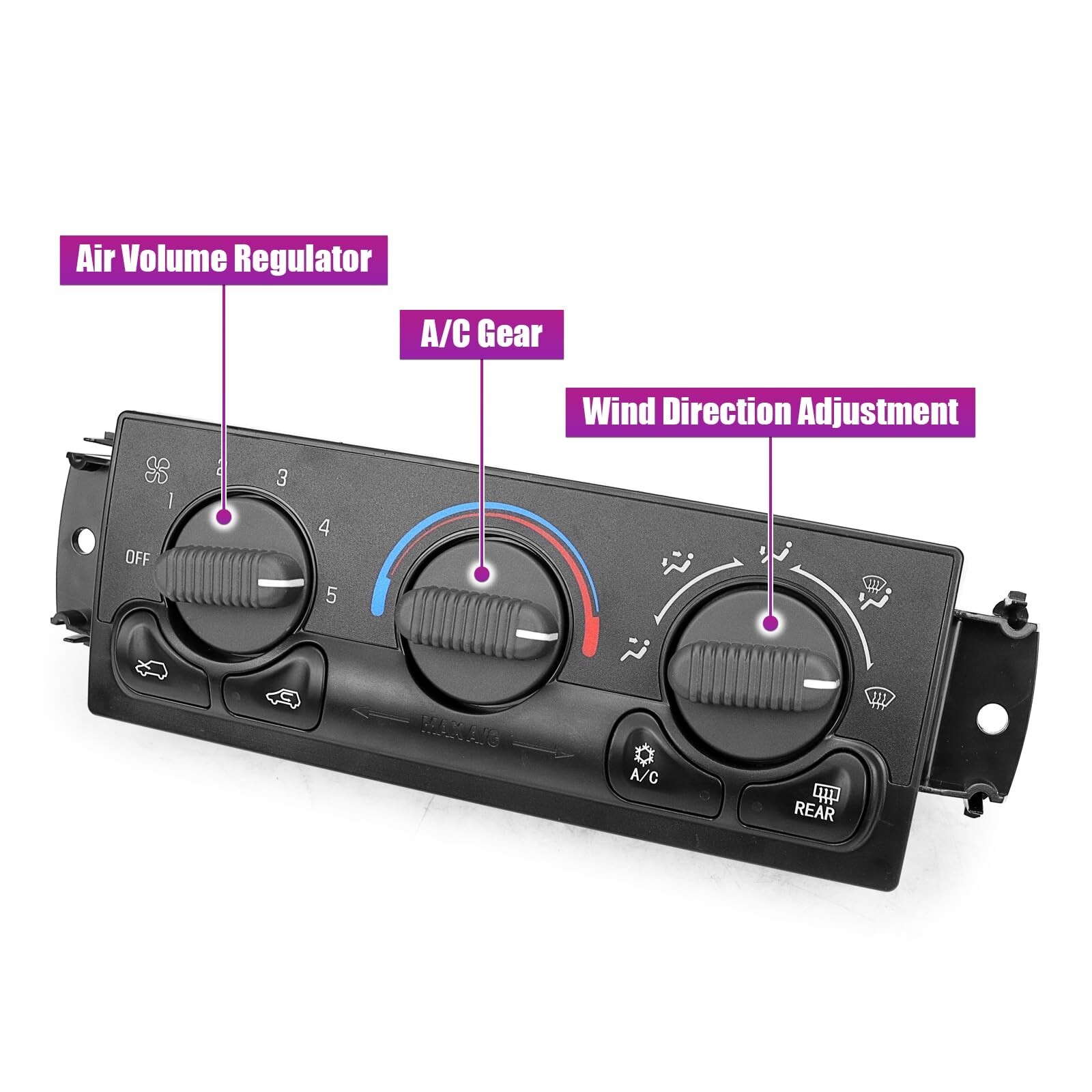 599-218 Front Climate Control Module Compatible with 1999-2002 Chevy Avalanch…