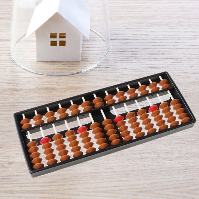 Abacus Arithmetic Soroban 13 Digits Kids Maths Calculating Tool