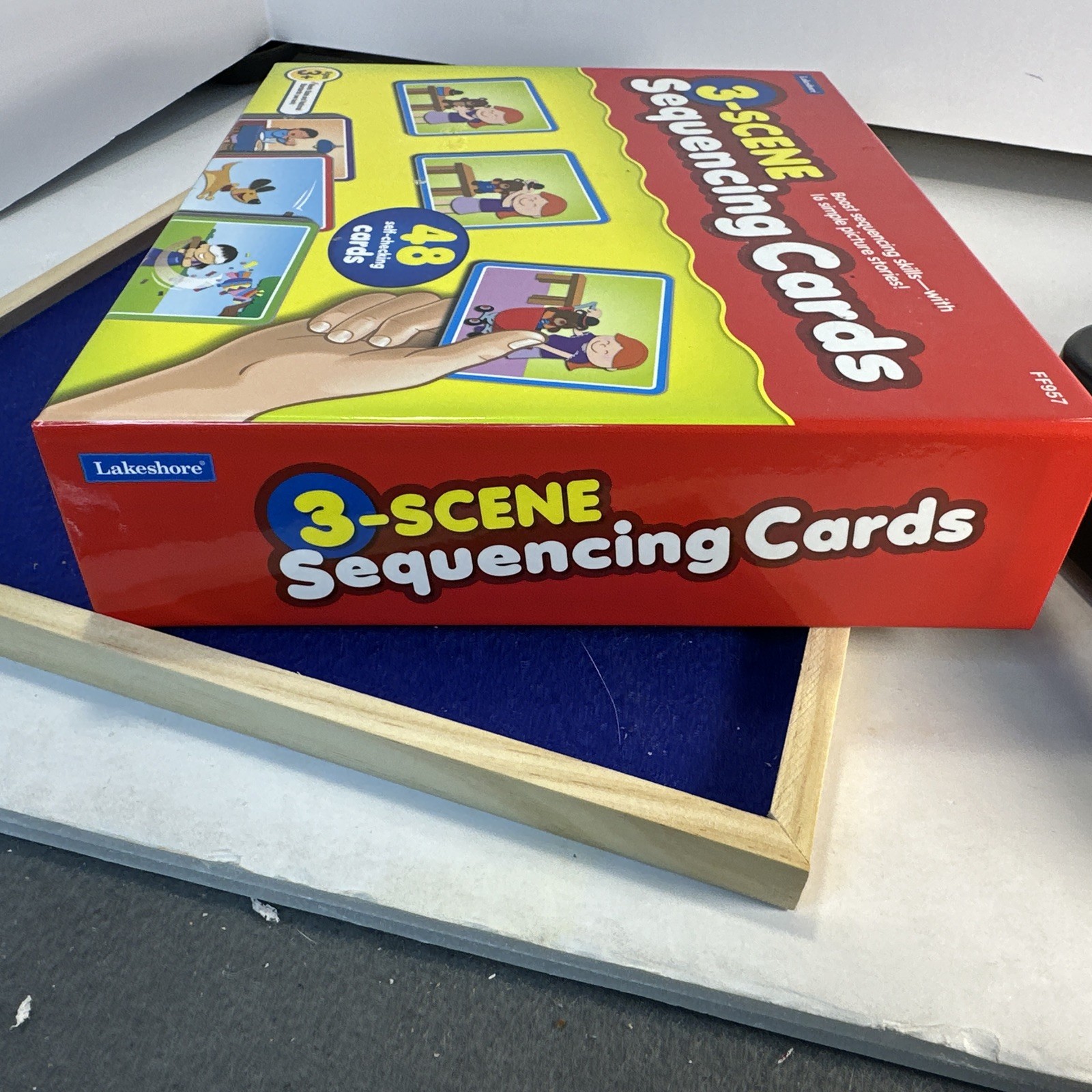 Lakeshore 3 Scene Sequencing Cards Ages 3+, 48 cards, Homeschooling (NEW)