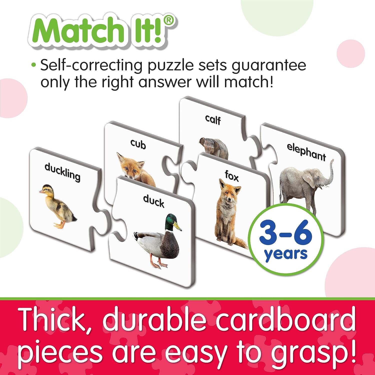 : Match It! – Animal Families – Learning Animals, Animal Matching Game, Animal P