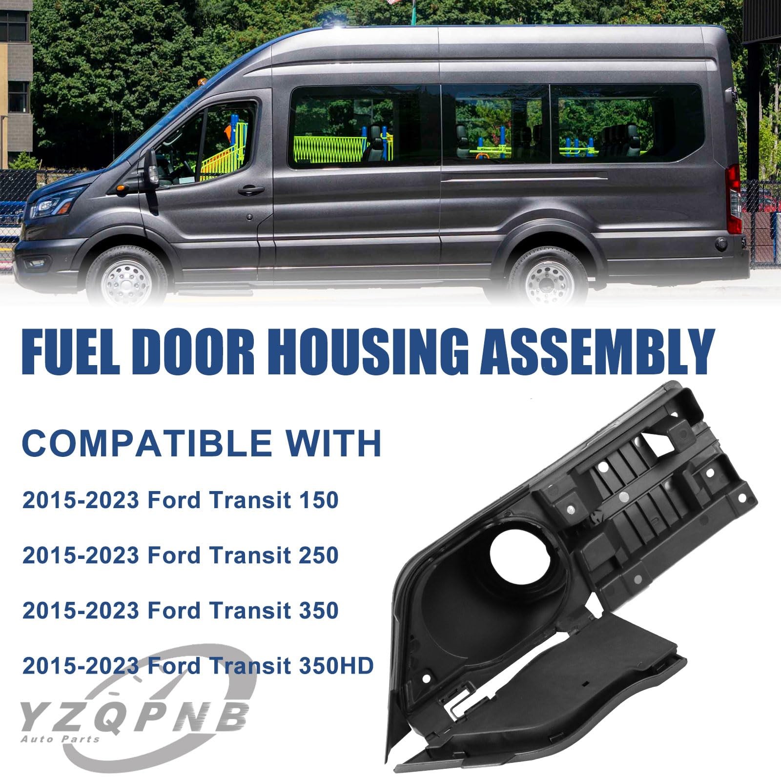 YZQPNB Fuel Filler Door Housing Pocket w/ Black Cover