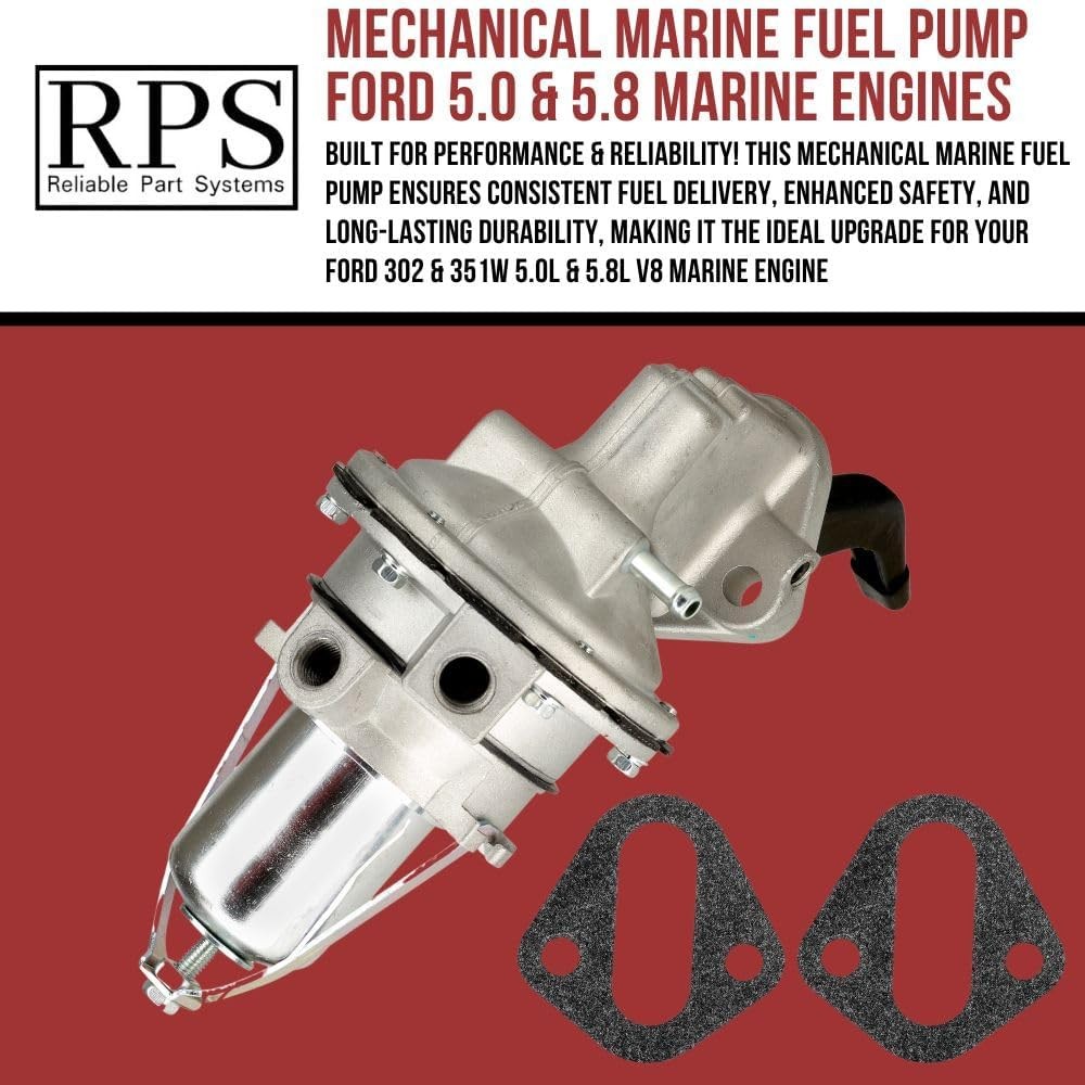 Mechanical Marine Fuel Pump Ford 302 351 w 5.0 5.8 V8 BERKELEY Commander INDMAR