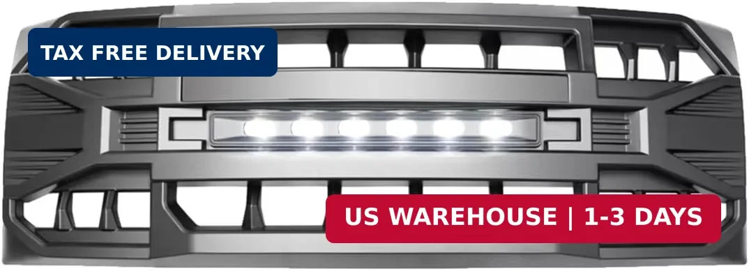 MEGAIE Front Grill Replacement for F150 2009-2014, Matte Black Front Bumper Gril