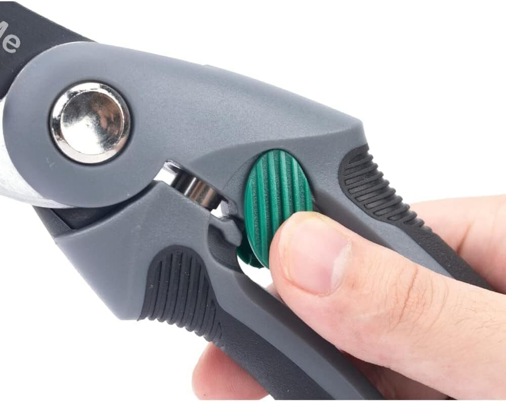 YoanMe-Gardening Scissors, 8″ Heavy Duty Anvil Pruner, Tree Trimmers