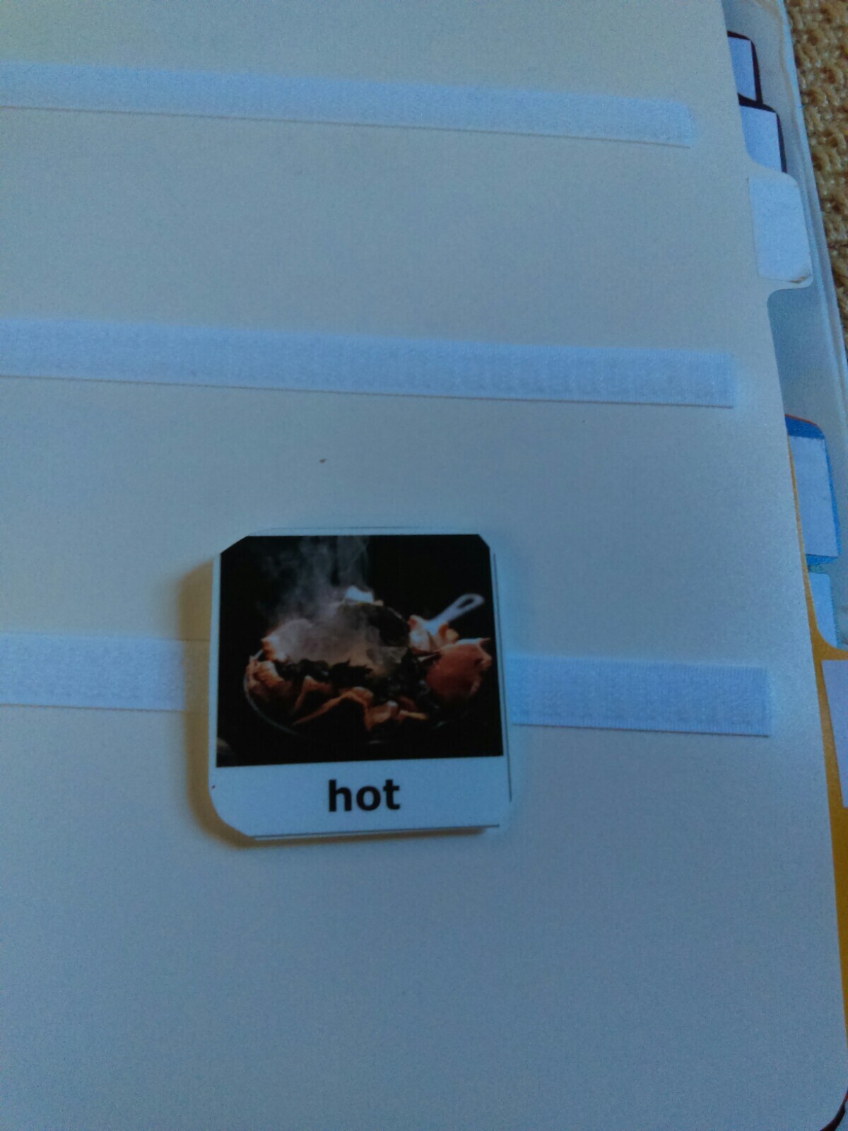 Lot of Plastic Binder Picture Cards Learning Words Speech Therapy Language Help