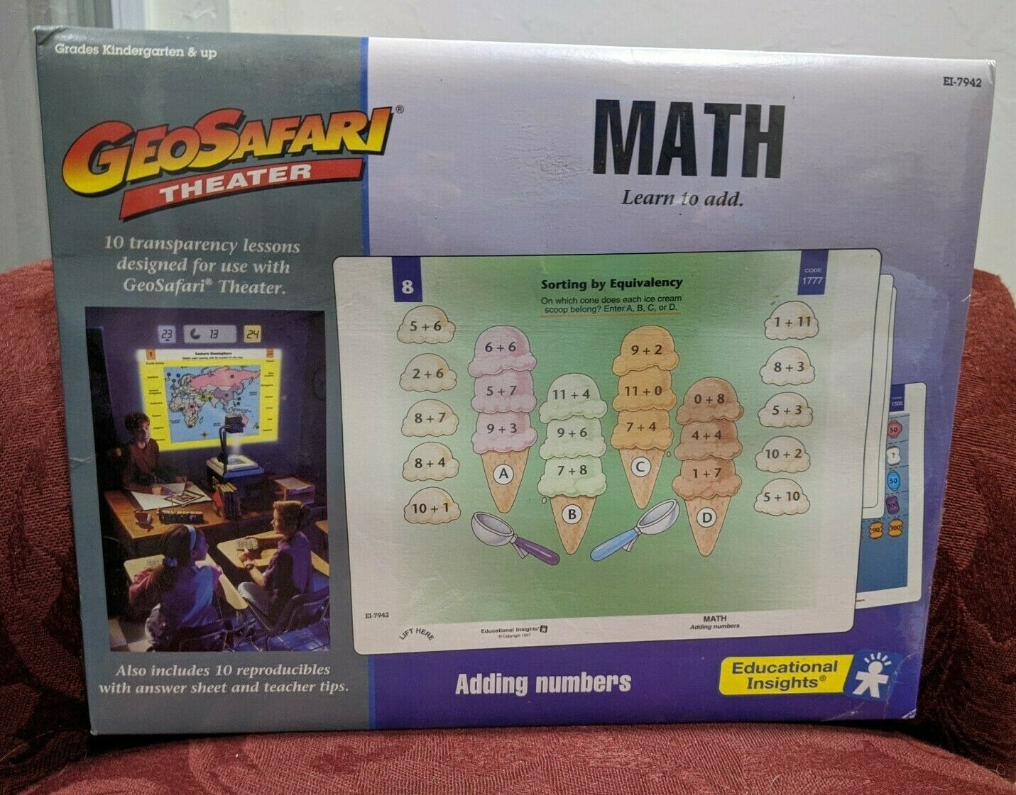 Geosafari Theater Educational Cards Homeschool Teaching Transparency Lessons