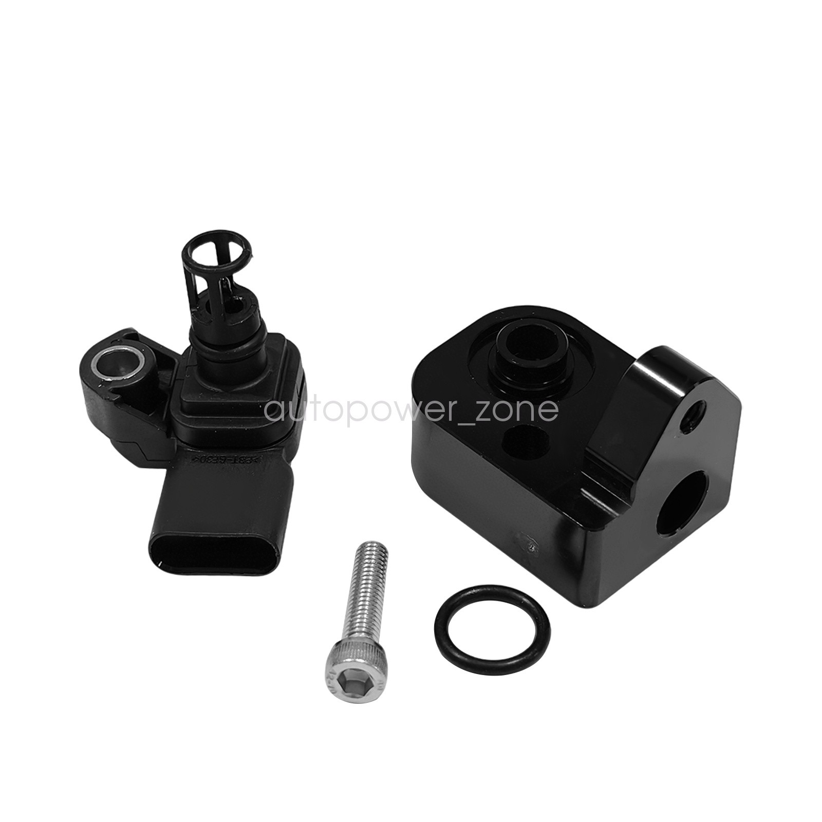 Intake Air Pressure Temperature Sensor+Black Spacer Kit for Chevrolet GMC Buick