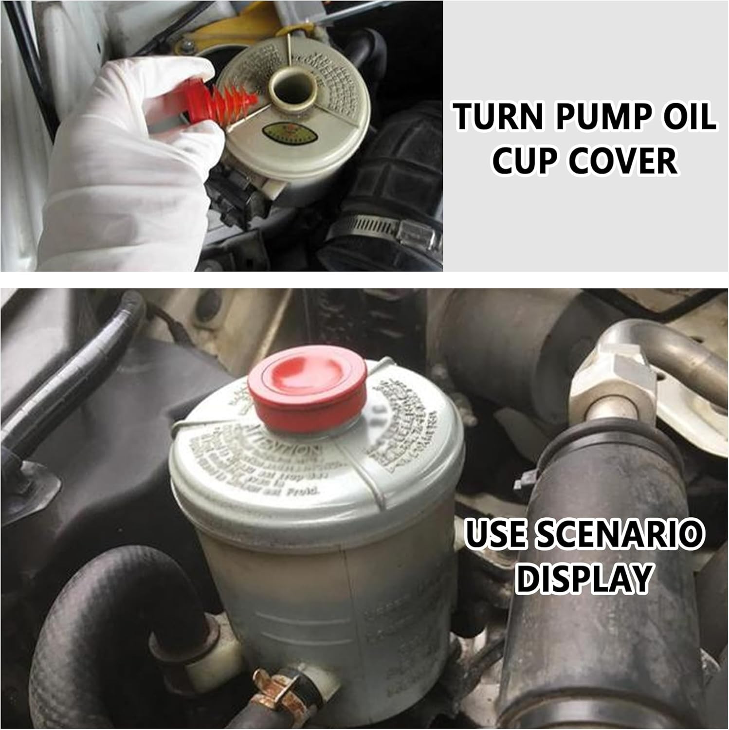 Honda Acura Power Steering Cap 2Pc Set
