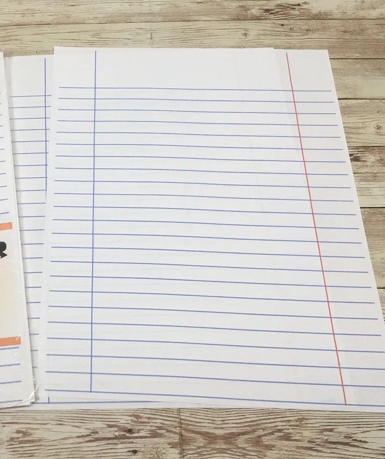 Writing Paper – Handwriting Practice Paper For Children – 30 Sheets