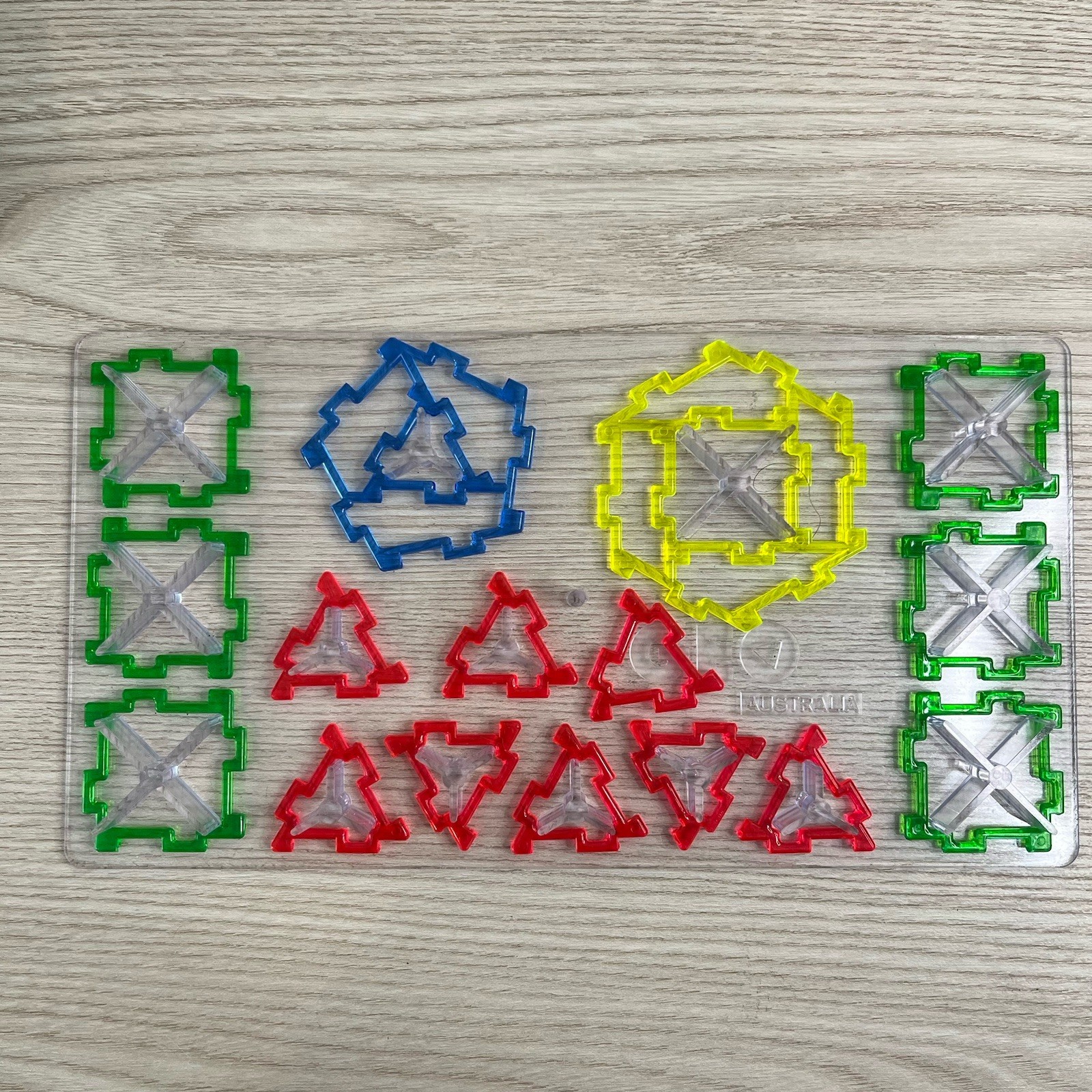 Mini GeoFix Building Toy STEM Snap Together Shapes Construction Learn 50+ Pieces