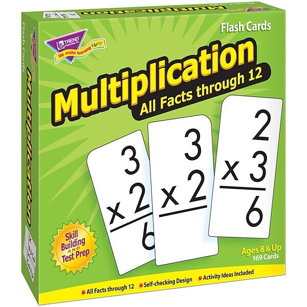 TREND ent. Flash Cards (Addition, Multiplication, Division, and Subtraction)