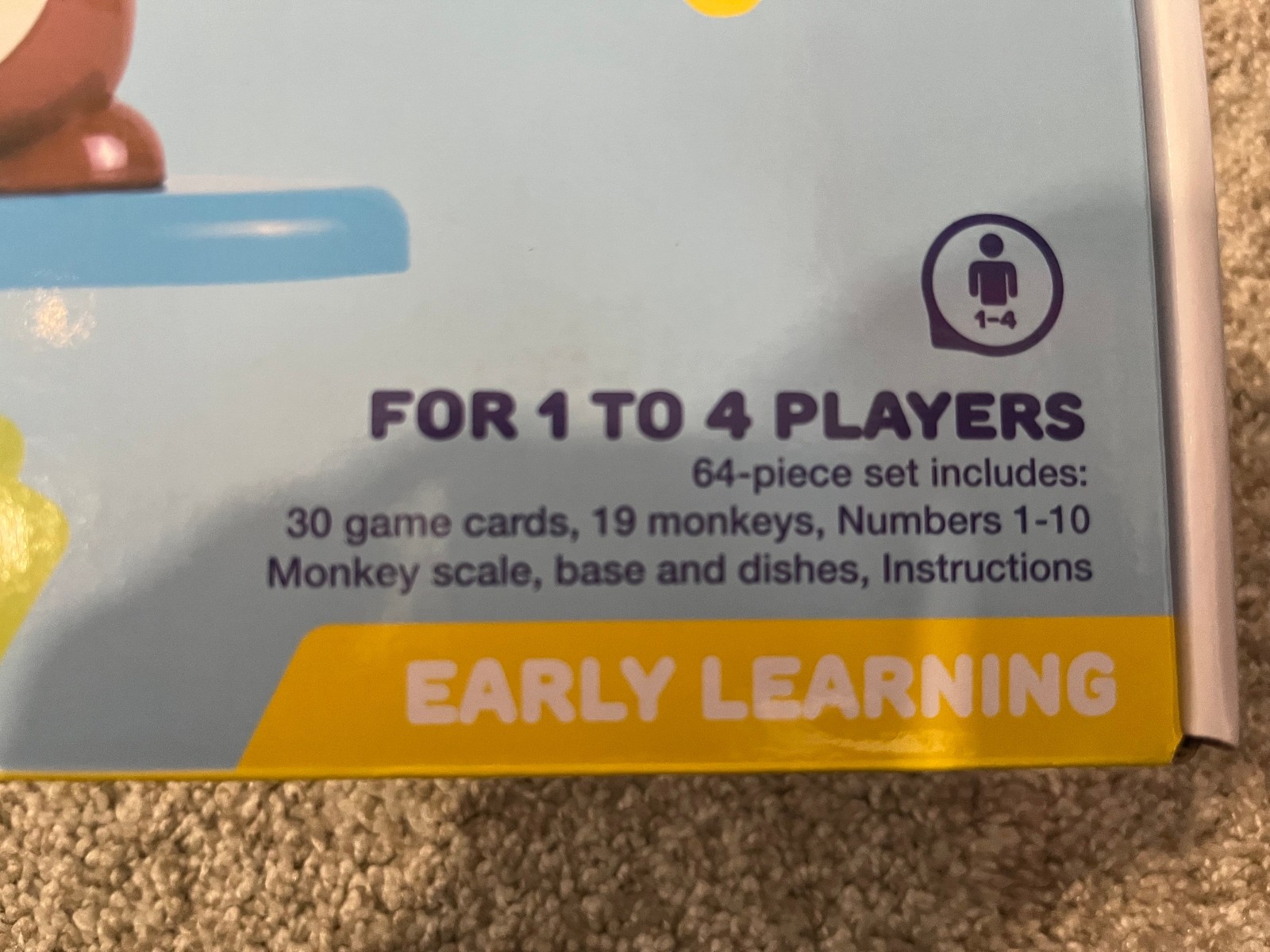 Monkey Balance Scale Toy, Number Counting Blocks Games, Montessori Math Games
