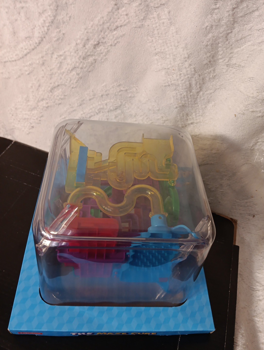 Lakeshore Learning 3D Maze Magic Cube Transparent Puzzle Rolling Ball Toys STEM