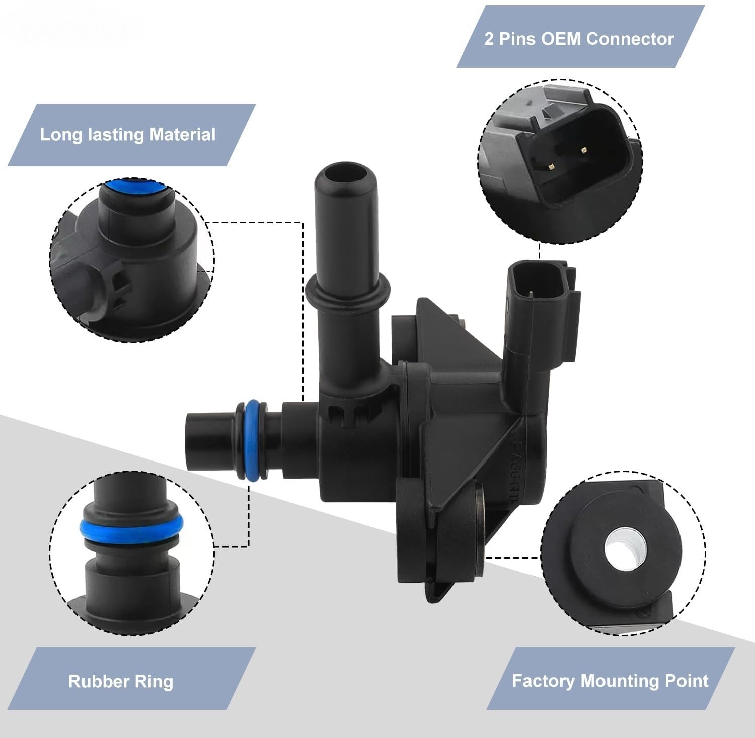 Vapor Canister Purge Solenoid Valve Emission For Ford Edge Escape Explorer F150