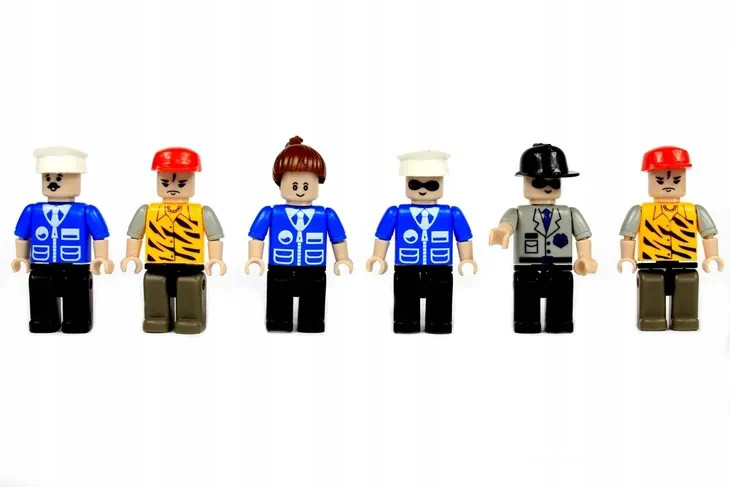 NEW Jubiux Police Public Order C9698A Kids Block Building Educational 3D Puzzle