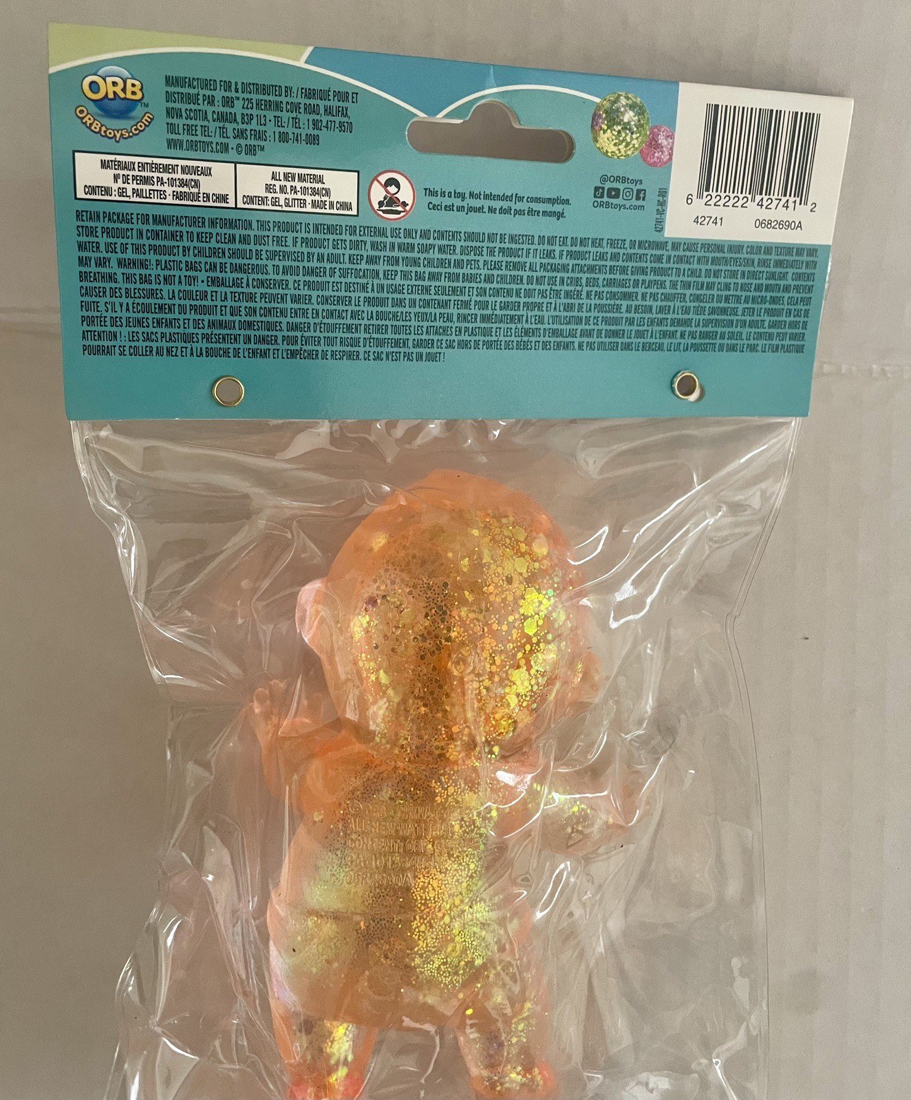 ⭐Authentic VIRAL ORB Sugar Swaps Onsie Jumbo Baby Squishy Glitter NEW Five Below