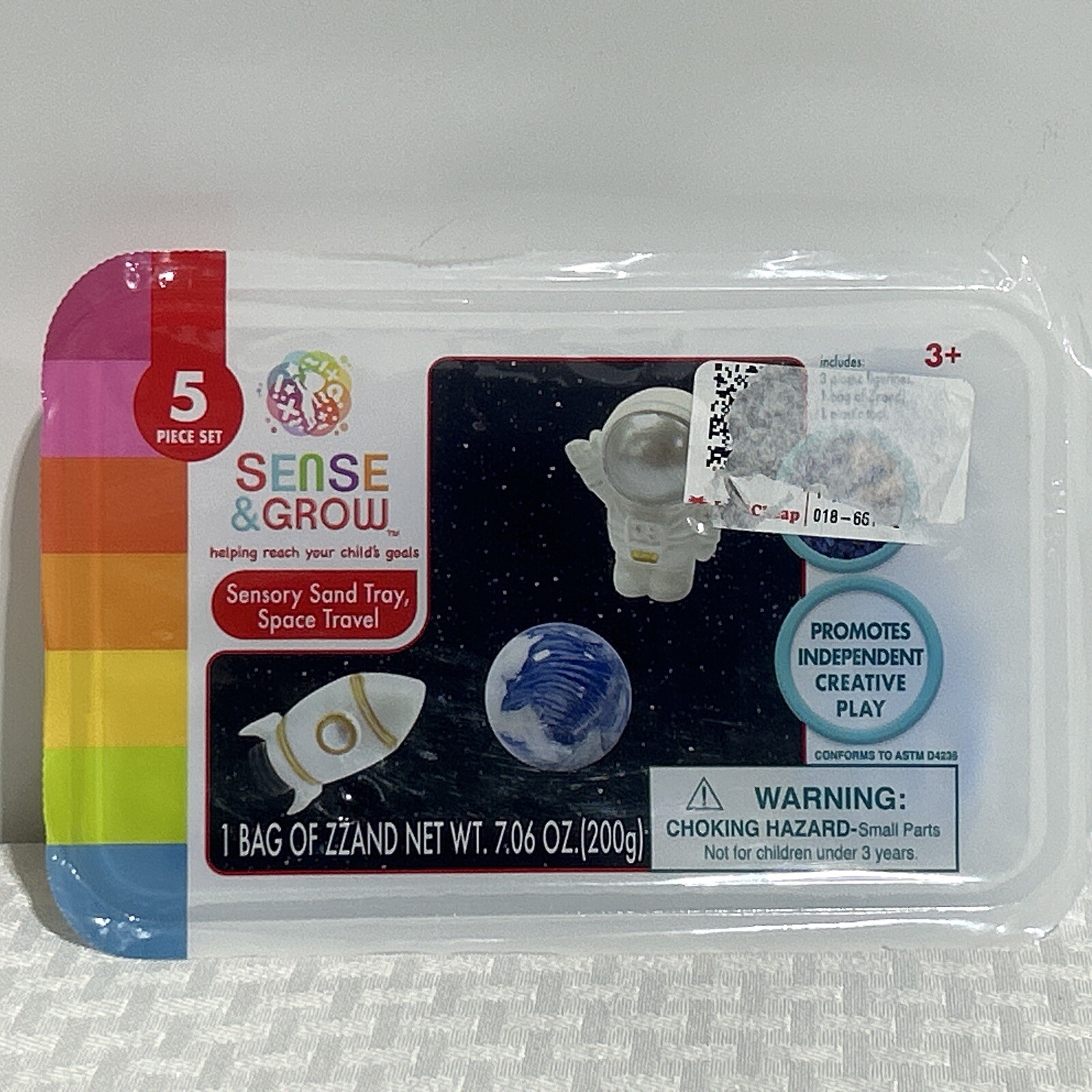 NEW Creative kids sense & grow SENSORY SAND TRAY SPACE TRAVEL 5 pc kit