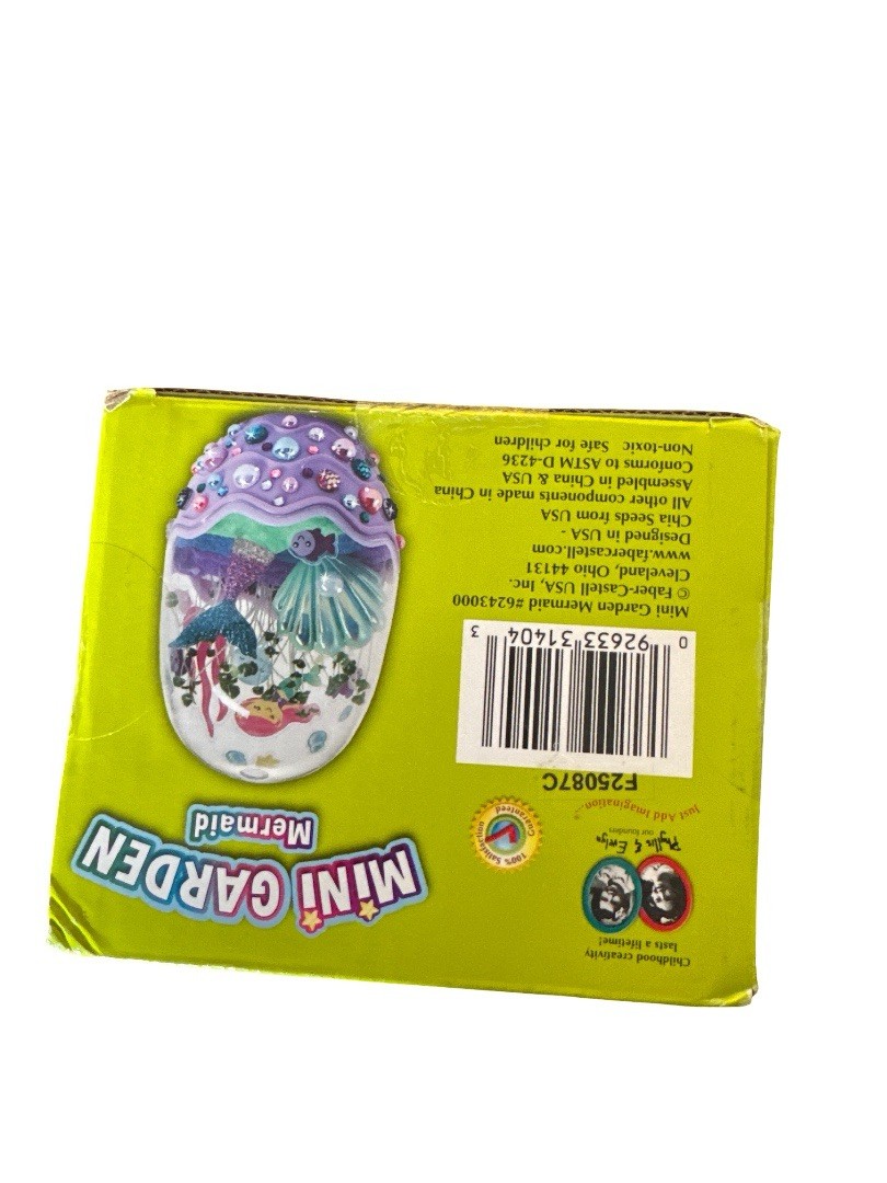 Mini Garden Mermaid Terrarium Creativity for Kids Faber Castell Best Toy Award