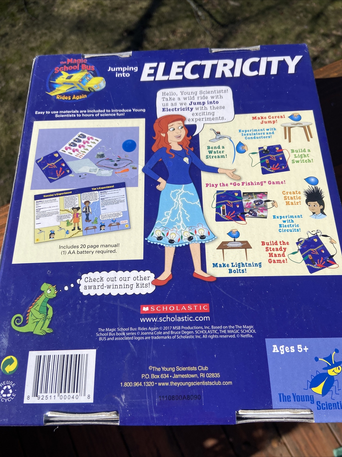 THE MAGIC SCHOOL BUS Jumping Into Electricity Kit *NEW & SEALED*