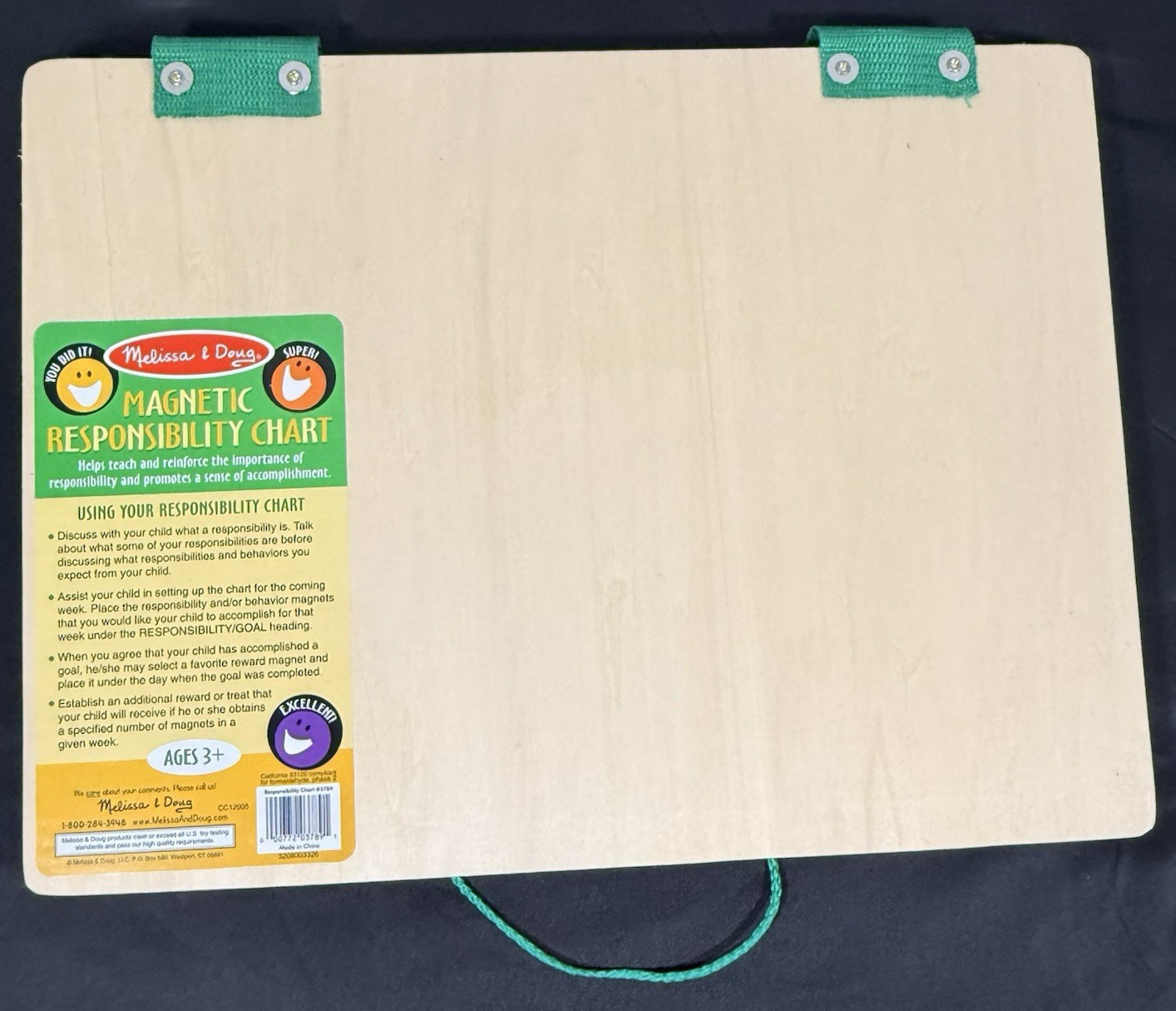 Melissa and Doug Deluxe Magnetic Chore Responsibility Chart With 89 Magnets