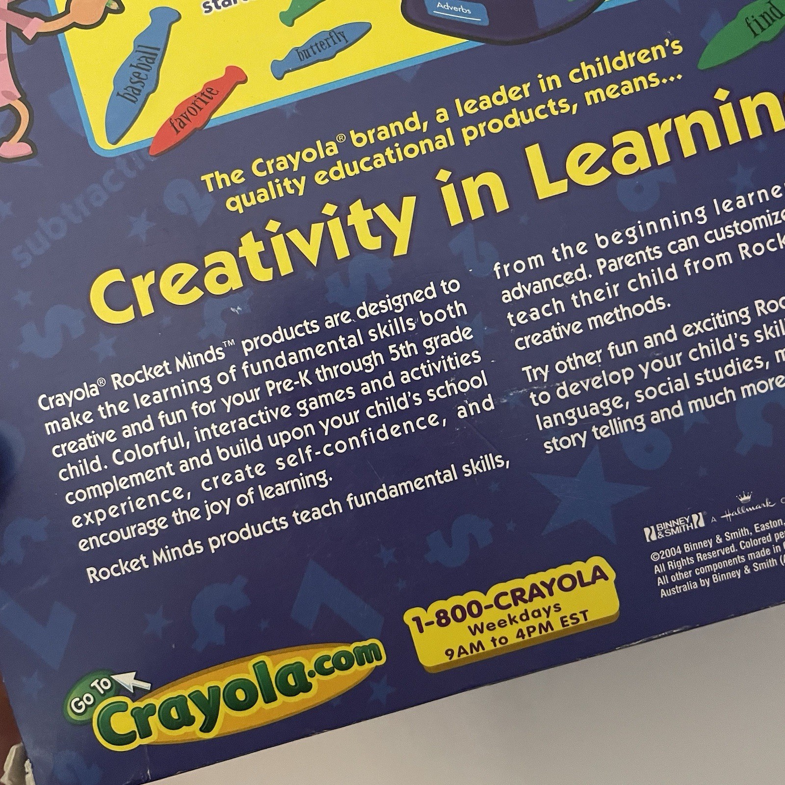 Vtg Crayola Story Starters Rocket Minds Fish For Words Ages 8-11 NOB