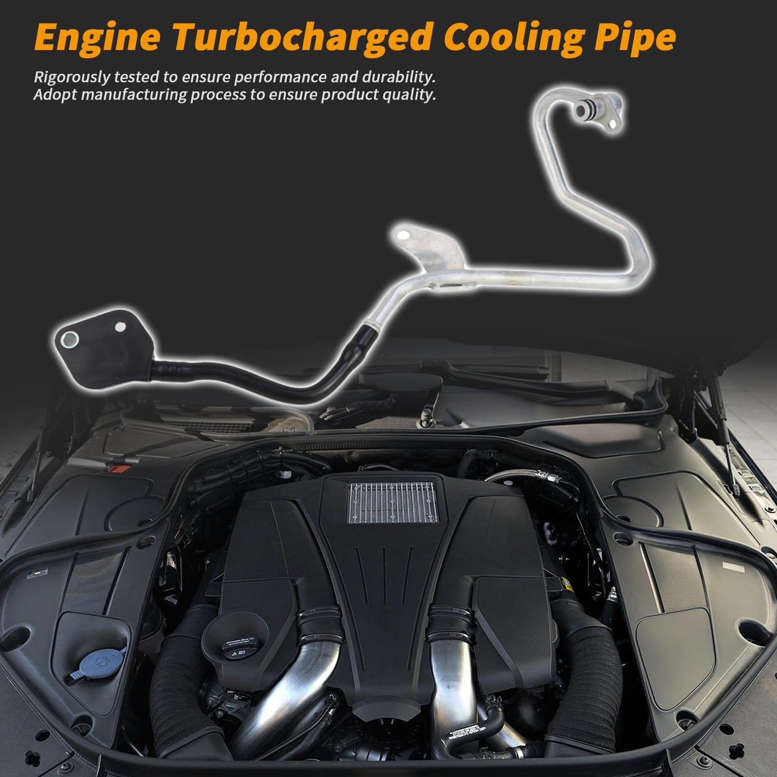 2782001300 Coolant line booster water pipe For Mercedes Benz 2005-2020 S500 S…