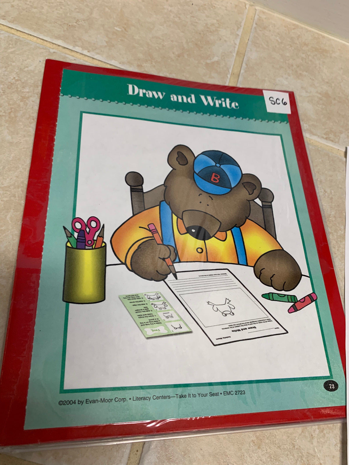Teacher Made Literacy Center, Classroom Center-Draw & Write Center SC6
