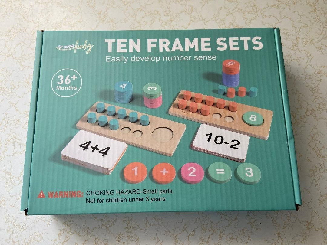 Kids Math Wooden Digital Arithmetic Early Children Learning Education Game Tool
