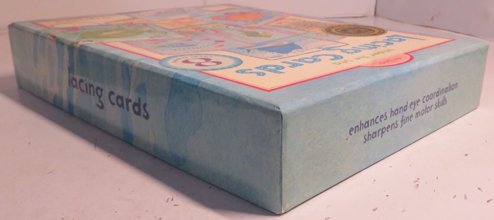 Vintage 2005 EEBOO Under The Sea Lacing Cards LEARNING TOOL EEBOO Kids Game Toy