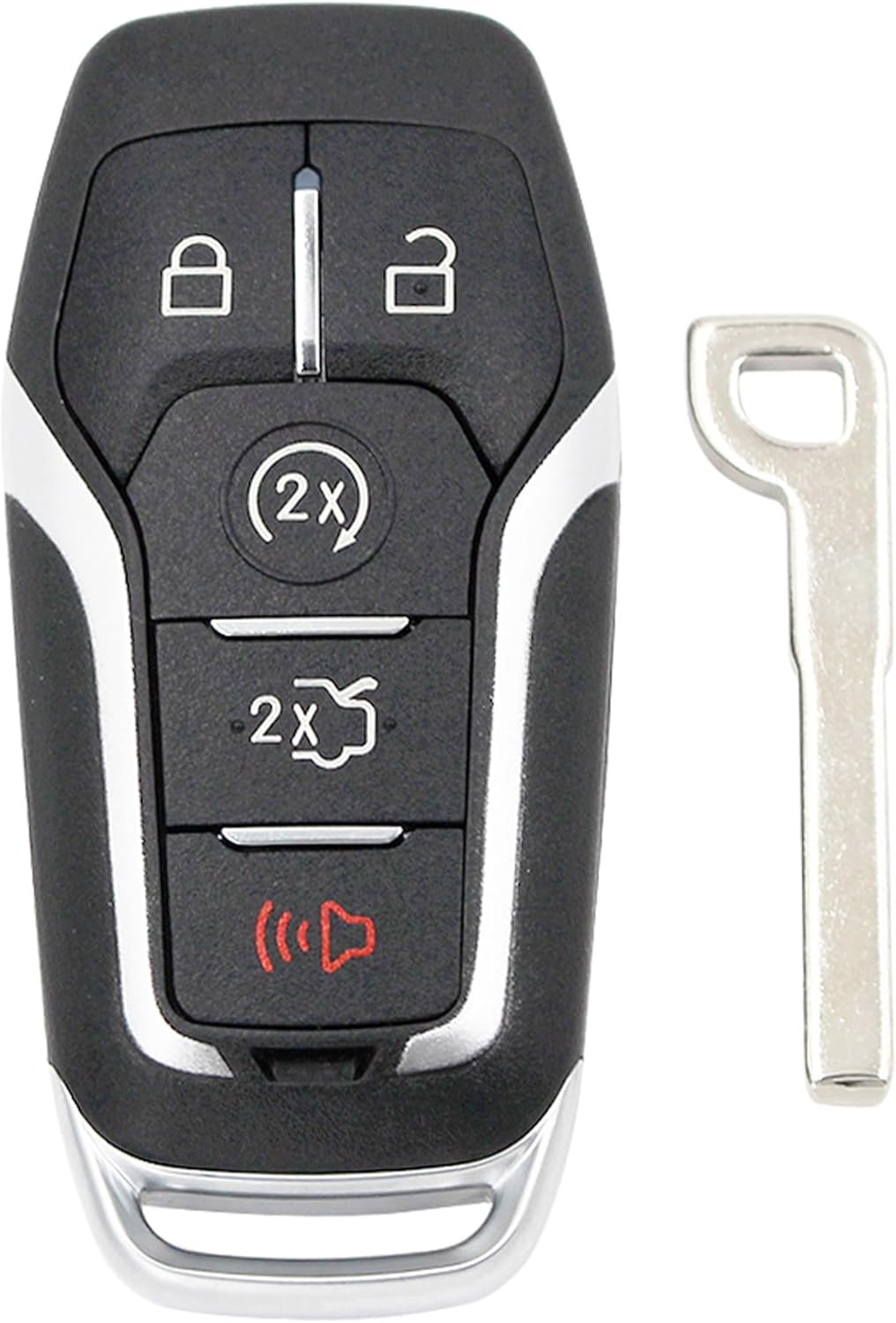 MechanMagic Smart Key Fob Shell Case Cover Replacement Fit for Ford F150 Explore