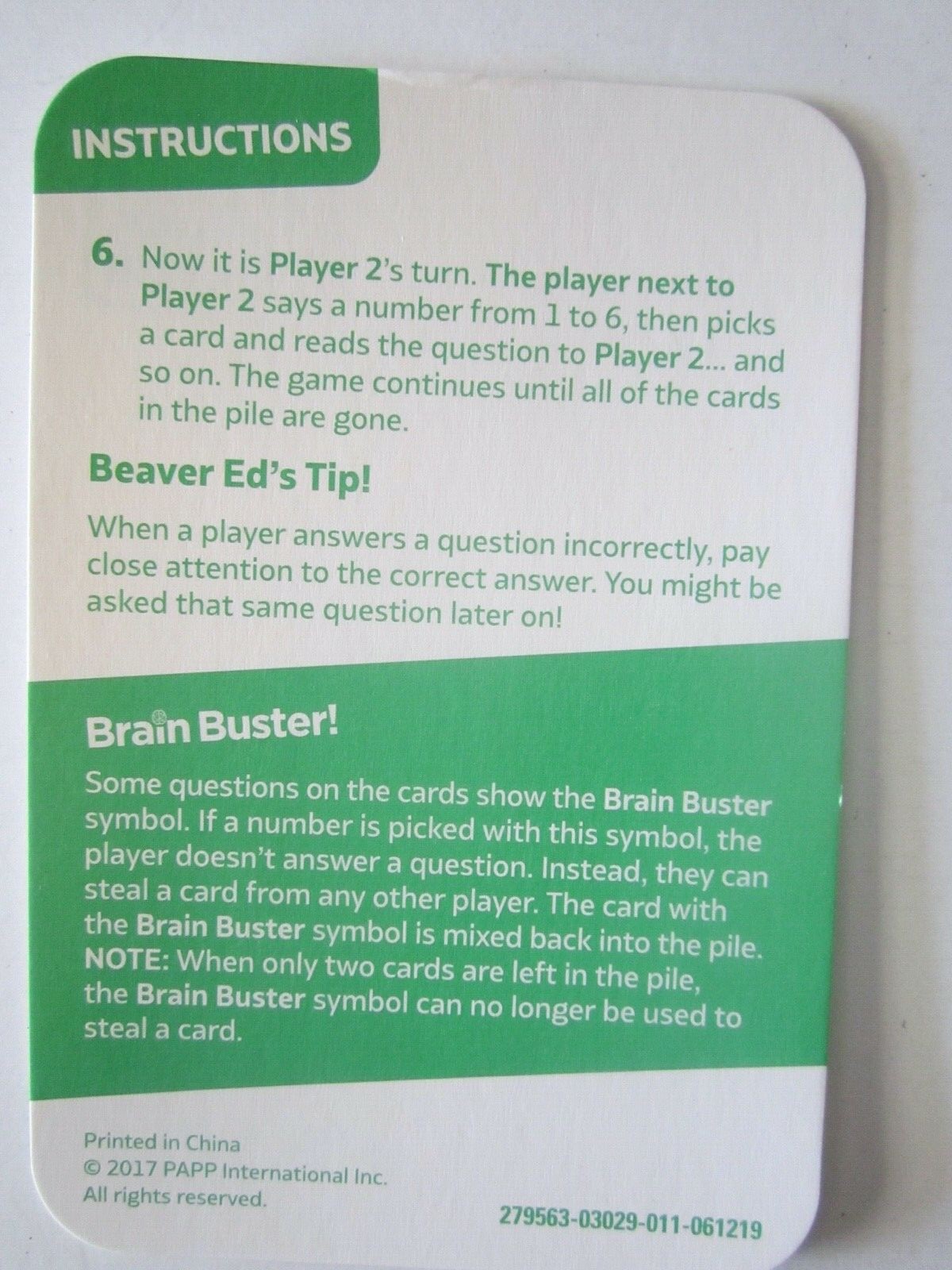 Brain Busters Gaming Cards – 31 Cards Each – Pets, Nature, Dinosaurs New!