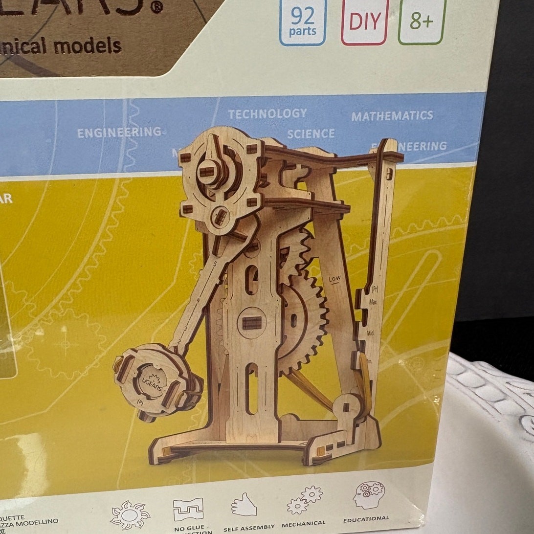 Ugears STEM Lab Pendulum Wooden Mechanical Model Kit 3D Puzzle NEW