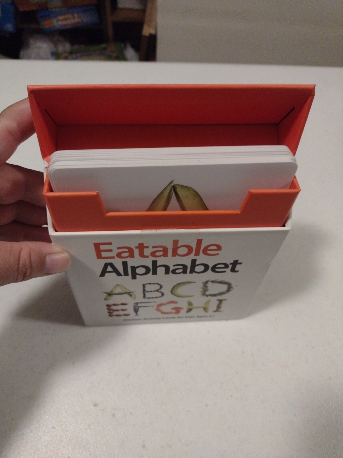Eatable Alphabet Kitchen Activity Cards Recipe Cooking Child Kid