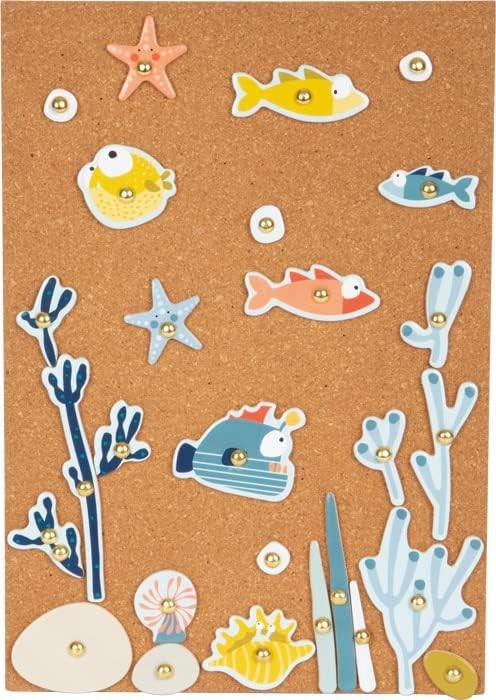 Small Foot Sea Life Hammer Game, Wood, with Large Selection of Motif Elements, i