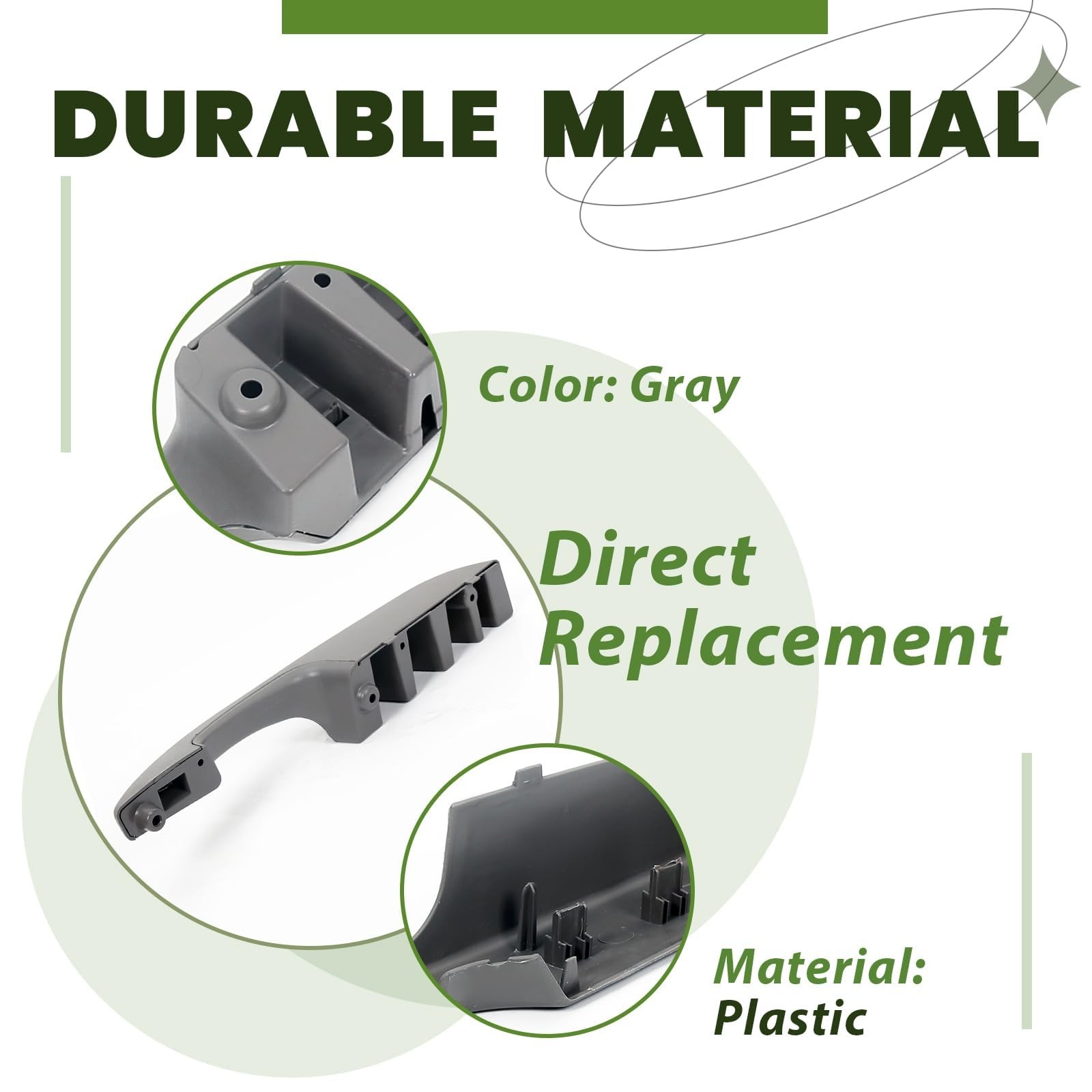 Chevy Van Driver Door Armrest Handle ECOTRIC