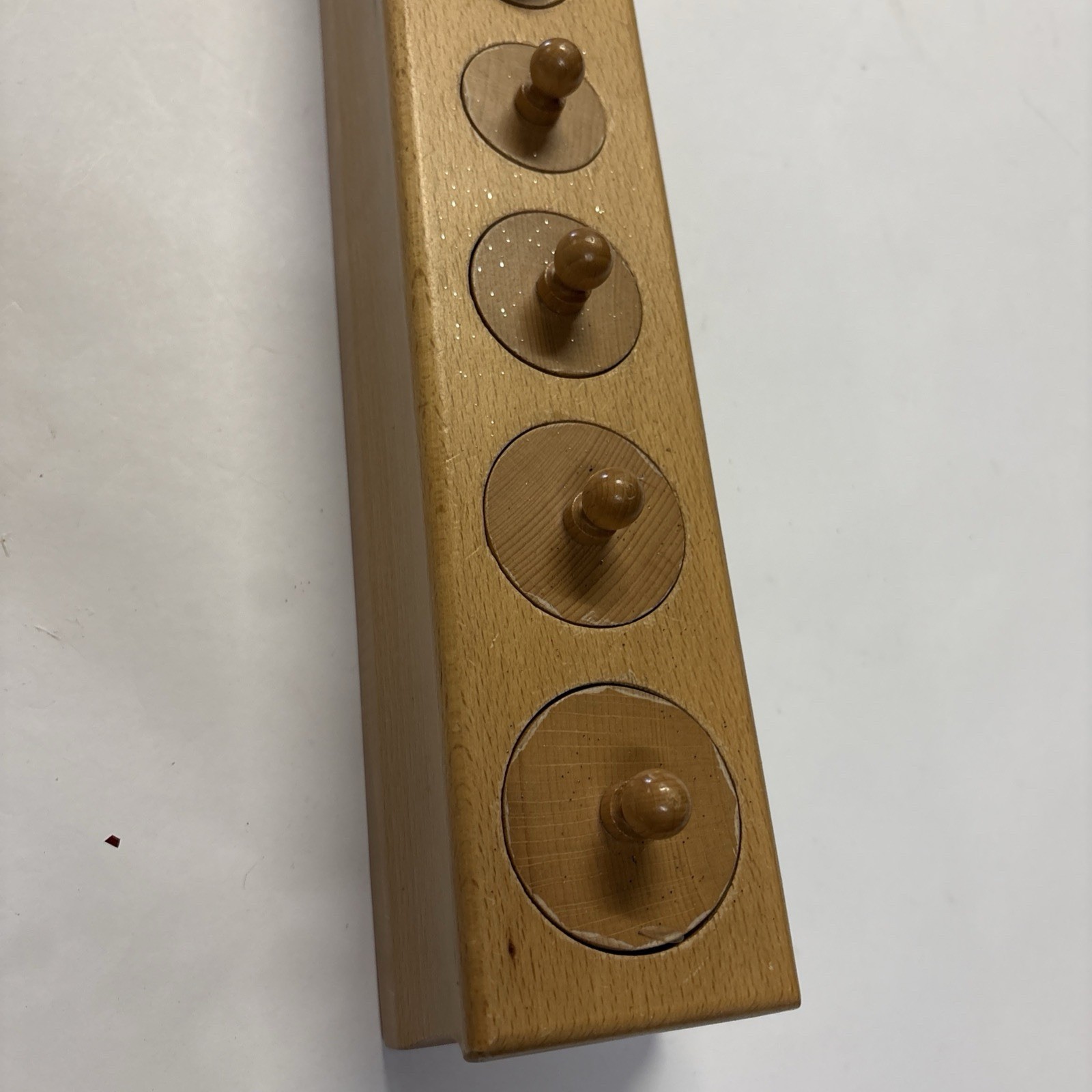 Montessori VintageNienhuis Knobbed Cylinder Block Set #1, Holland