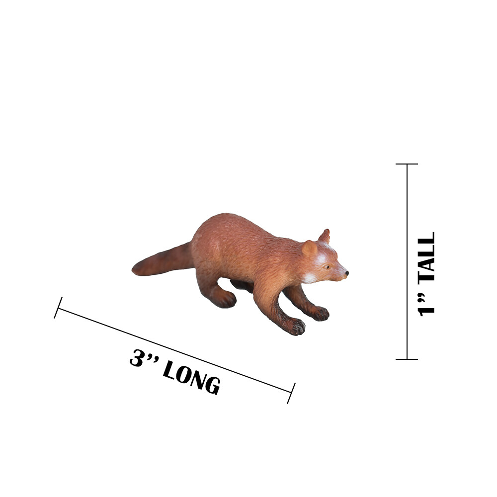 Red Panda, Museum Quality Plastic Animal Toy, Realistic Hand Painted OK18 B617