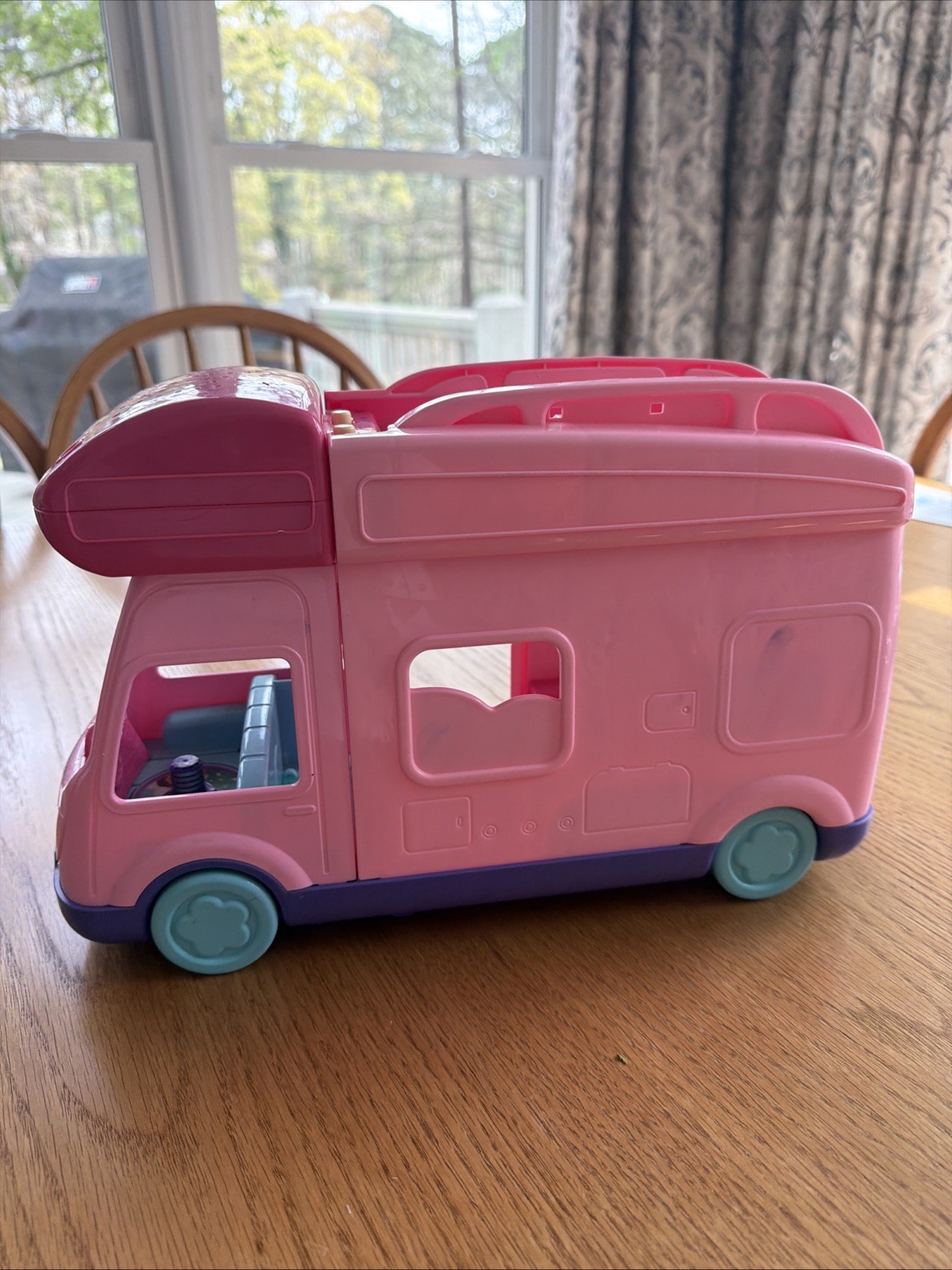 VTech Starlight Vacation Camper Pink Teaching Kids Toy Vehicle Tested Works
