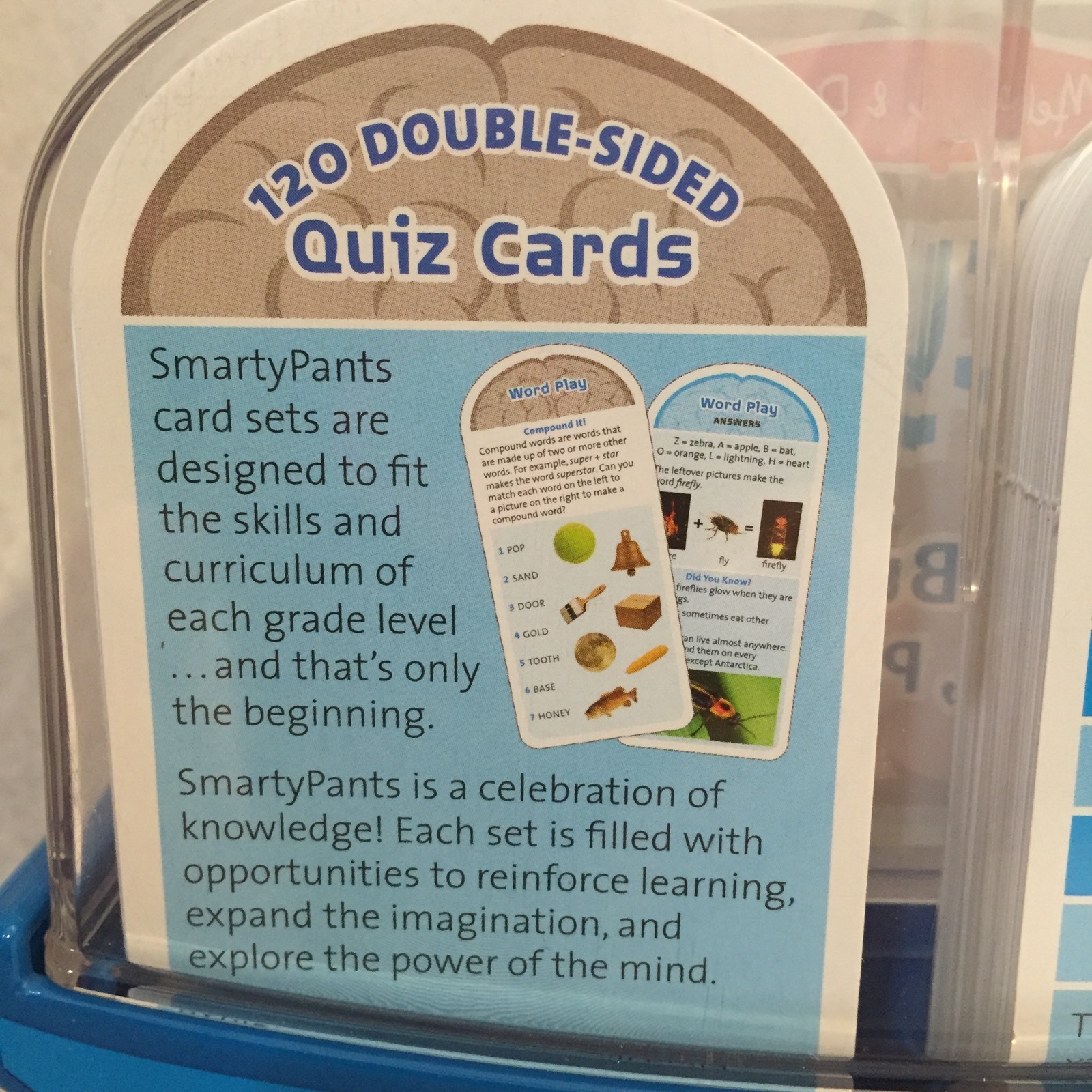 Melissa & Doug Smarty Pants Grade 1 120 Brain Building Cards