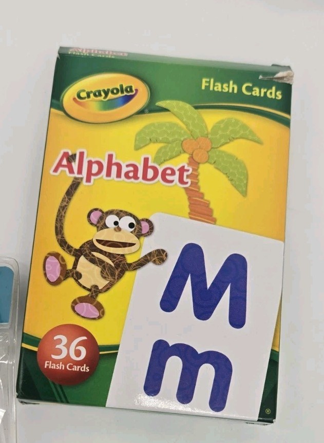 Lot Of Educational Stuff K4-K5 Wipe Off Writing & Alphabet & Numbers Flash Cards