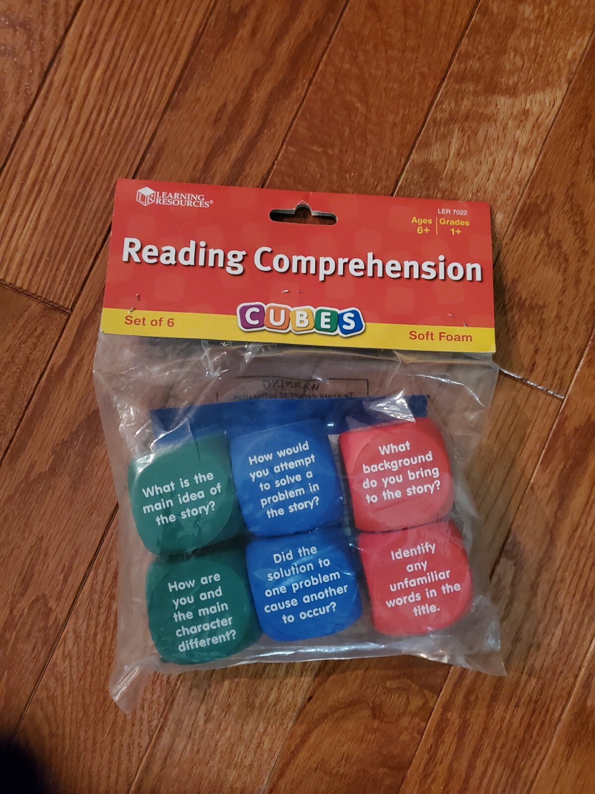 Reading Comprehension Cubes by Learning Resources