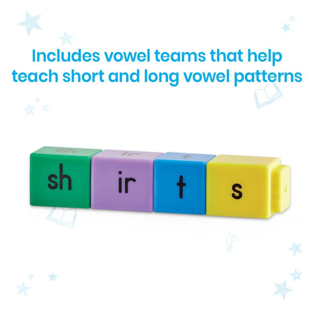 Learning Resources Reading Rods Phonics Word-Building, Learn to Read, Word