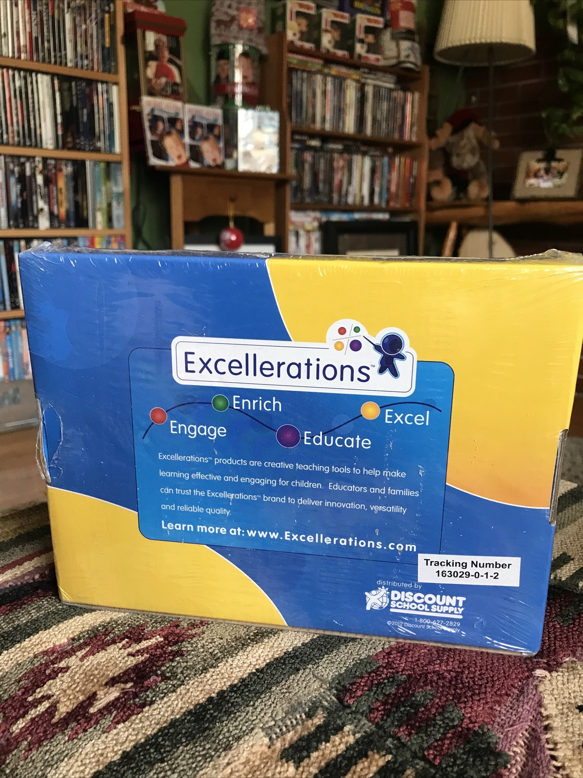 Excellerations Button Bingo Colors and Shapes Homeschool Pre K to Kinder FreShip