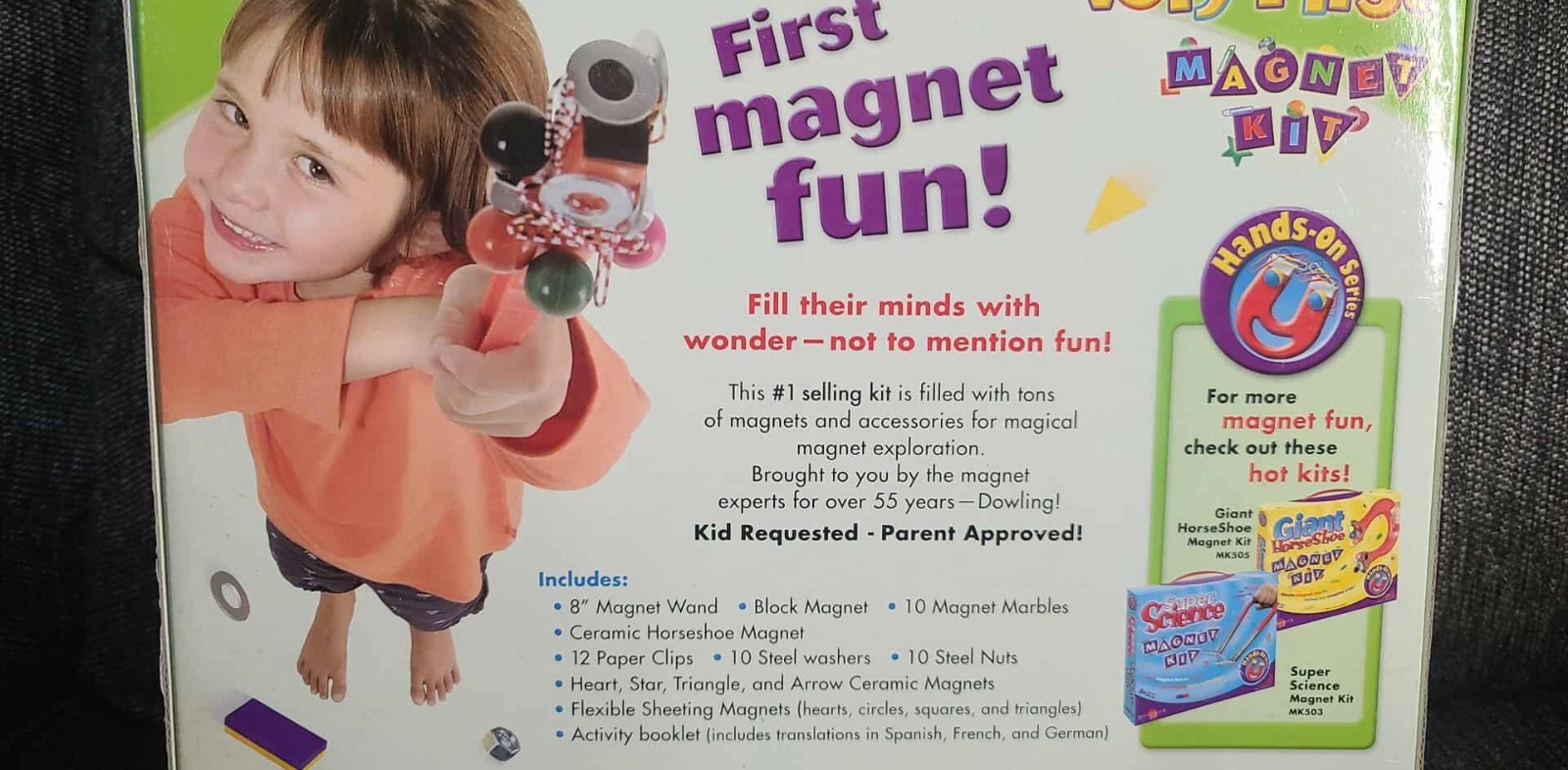 ABDL -Vintage Dowling Magnets Very First Magnet Kit Great For Homeschool Science