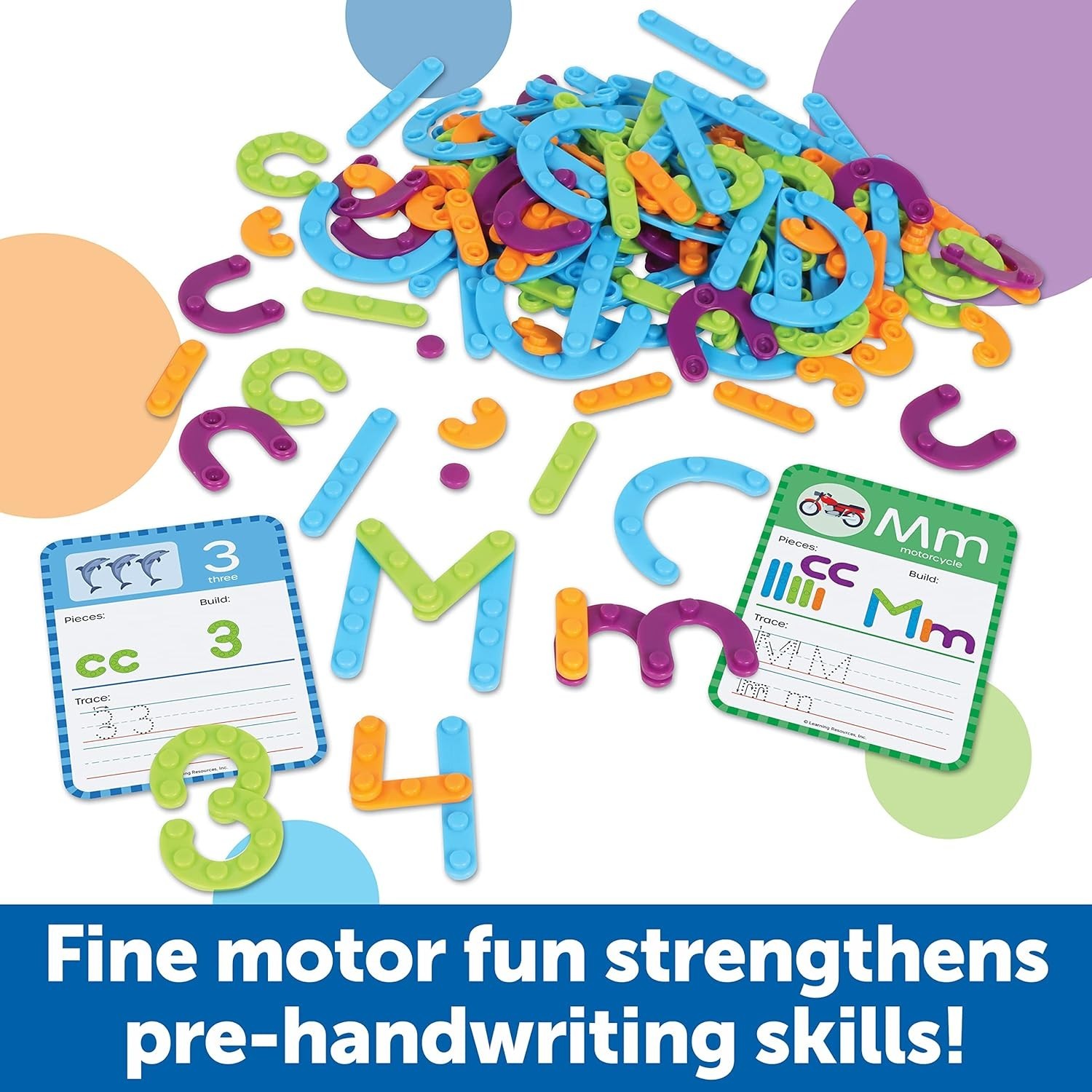 Learning Resources Skill Builders! Letter & Number Maker Classroom Set, 200