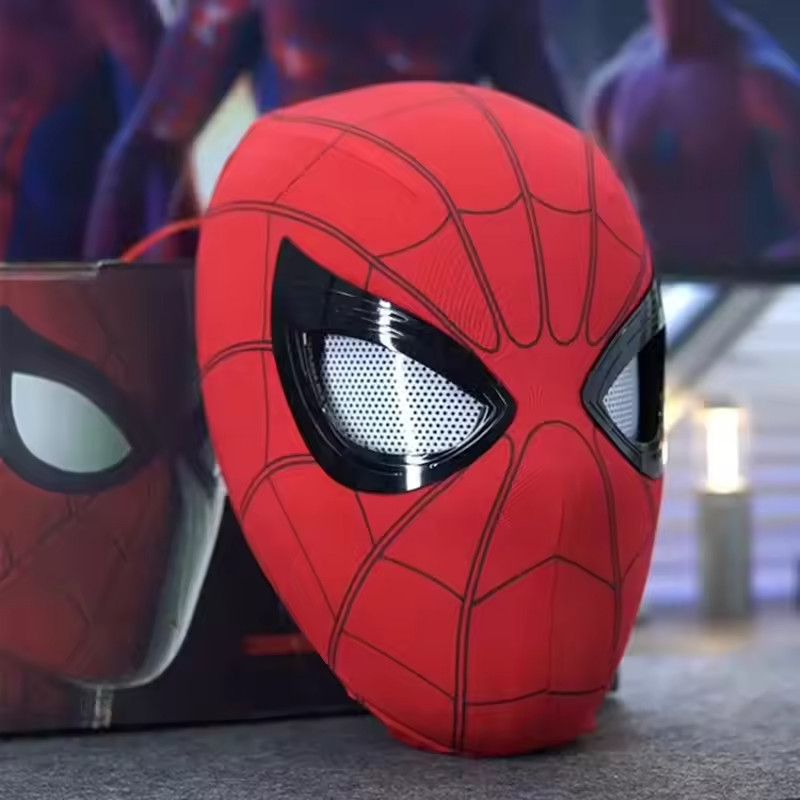 Popular Electric Spider Man Headband, Remote Control Flash USB Charging Glowing